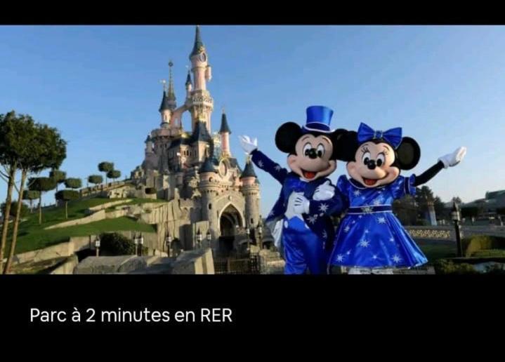 Sweet Appartement Disneyland Paris Parking 300M Station Val D'Europe Chessy  Exterior photo